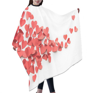 Personality  Heap Of Red Hearts  Hair Cutting Cape