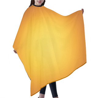 Personality  Bright Yellow Orange Background, Autumn Colors Hair Cutting Cape