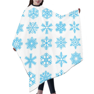 Personality  Chirstmas Snowflakes Set Hair Cutting Cape