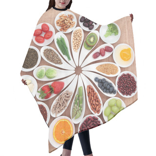 Personality  Health Food Platter Hair Cutting Cape