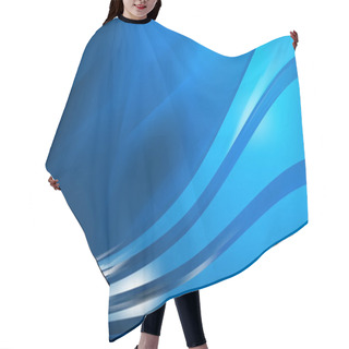 Personality  Abstract Dark Blue Graphic Background Hair Cutting Cape