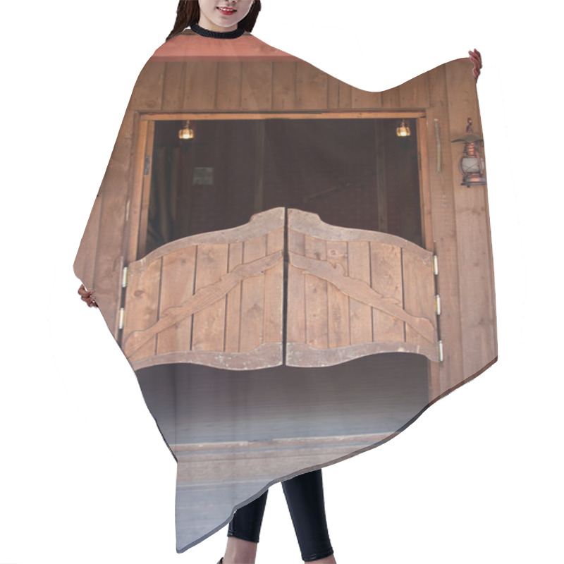 Personality  Wild west concept hair cutting cape