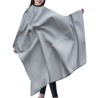 Personality  Grey Folds Fabric Background Hair Cutting Cape