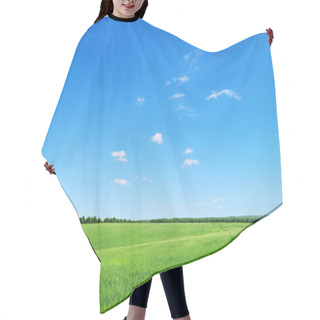 Personality  Green Field Hair Cutting Cape