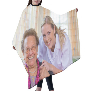 Personality  Home Care Of The Old Lady Hair Cutting Cape