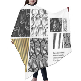 Personality  Hand Drawn Patterns - Pieces Hair Cutting Cape