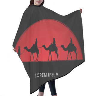 Personality  Cameleer With Camels  Hair Cutting Cape