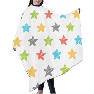 Personality  Sketchy Stars Background Hair Cutting Cape