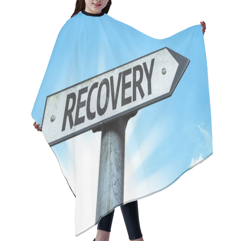 Personality  Text  Recovery sign hair cutting cape