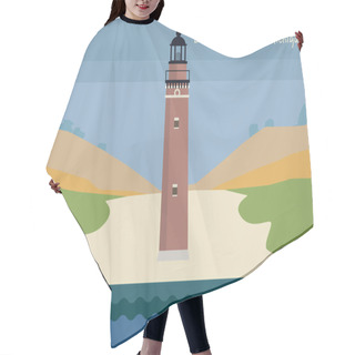 Personality  Little Sable Point Light Hair Cutting Cape