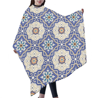 Personality  Colorful Ethnic Ornament Seamless Pattern  Hair Cutting Cape