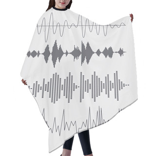 Personality  Sound Waves Set Hair Cutting Cape