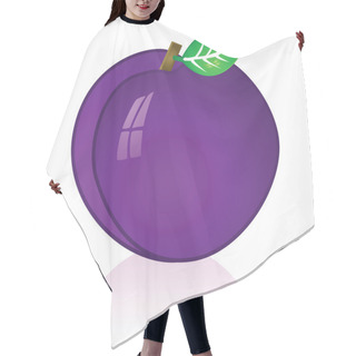 Personality  Plum Hair Cutting Cape