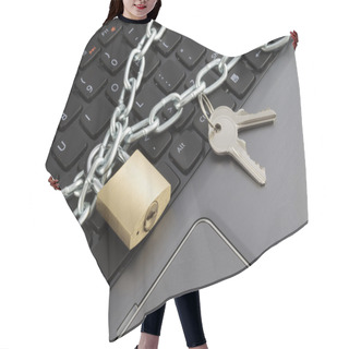 Personality  Computer Security Concept Hair Cutting Cape
