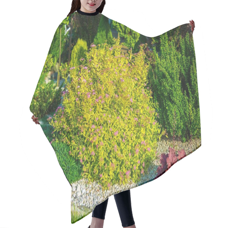 Personality  Spring Garden Plants Hair Cutting Cape