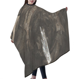 Personality  Crystal Columns In The Dark Cave Hair Cutting Cape