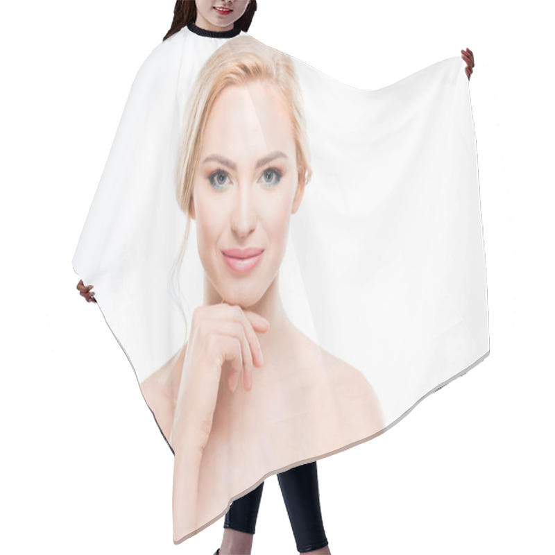 Personality  Gorgeous Naked Woman  Hair Cutting Cape