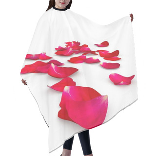 Personality  Petals Of A Red Rose Lying On The Floor Hair Cutting Cape