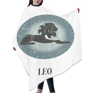 Personality  The Llustration - Zodiac Sign On A Space Background. Hair Cutting Cape