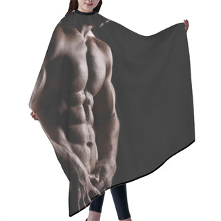 Personality  Strong Athletic Man Hair Cutting Cape