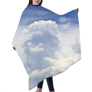 Personality  Cumulonimbus Cloud With The Blue Sky Hair Cutting Cape