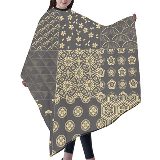 Personality  Japanese Traditional Mesh Hair Cutting Cape