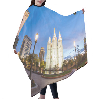 Personality  Exterior Views Of The The Church Of Jesus Christ Of Latter-day Saints, Salt Lake City Hair Cutting Cape
