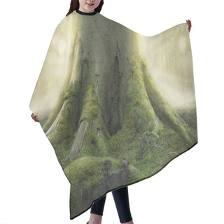 Personality  Old Tree Roots Hair Cutting Cape