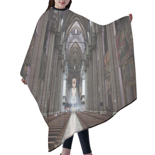 Personality  Interior View Of Milan Cathedral Hair Cutting Cape