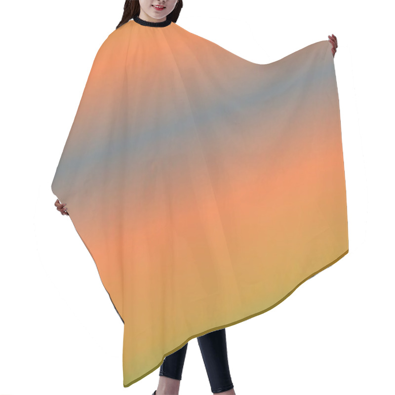 Personality  minimal multicolored polygonal background hair cutting cape