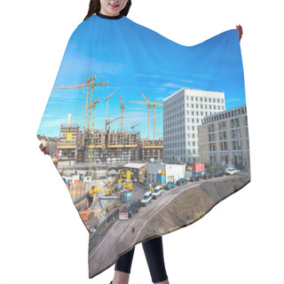 Personality  Large Construction Site Hair Cutting Cape