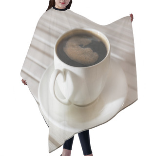 Personality  Cup Of Coffee On Table Hair Cutting Cape