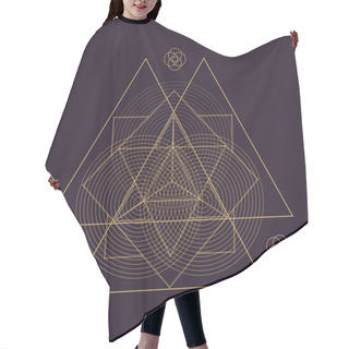 Personality  Vector Mandala Sacred Geometry Illustratio Hair Cutting Cape