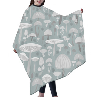 Personality  Mushrooms Seamless Pattern - Vector Illustration Hair Cutting Cape