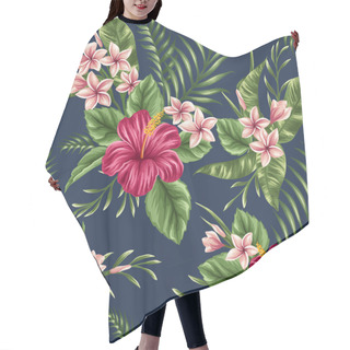 Personality  Floral Seamless Pattern Hair Cutting Cape