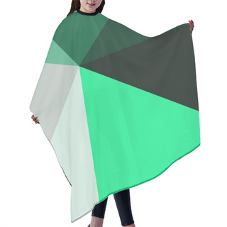 Personality  Abstract Background Multicolored Geometric Poligonal. Hair Cutting Cape