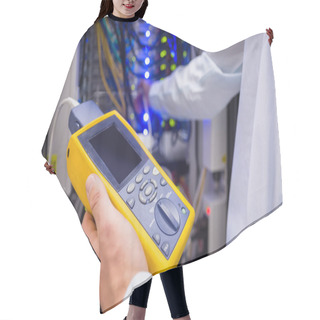 Personality  Digital Cable Analyser Hair Cutting Cape