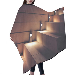 Personality  Illuminated Stairs Hair Cutting Cape