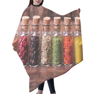 Personality  Spices In Bottles Hair Cutting Cape