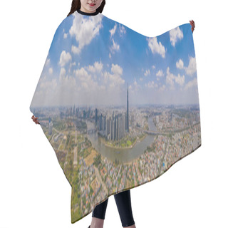 Personality  Panorama Photo Of Ho Chi Minh City Aerial Cityscape Scenery  Hair Cutting Cape