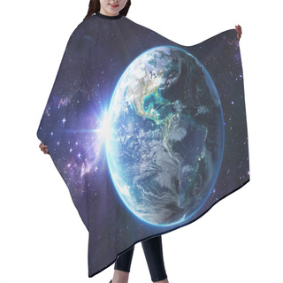 Personality  Planet In Cosmos - Usa View - Usa Hair Cutting Cape