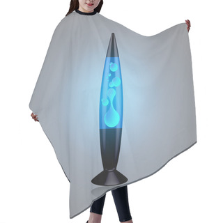 Personality  Vector Blue Lava Lamp Hair Cutting Cape