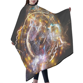 Personality  Depth Of Inner Geometry Hair Cutting Cape