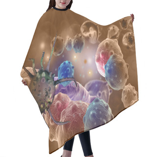 Personality  Cancer Cell Hair Cutting Cape