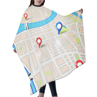 Personality  Navigation Hair Cutting Cape