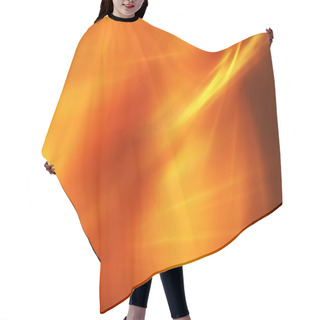 Personality  Abstract Orange Background Hair Cutting Cape