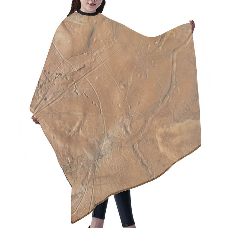 Personality  Martian Soil Background Hair Cutting Cape