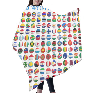 Personality  Country Flags Of The World Hair Cutting Cape