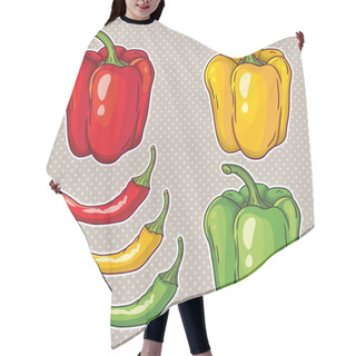 Personality  Peppers Set Hair Cutting Cape
