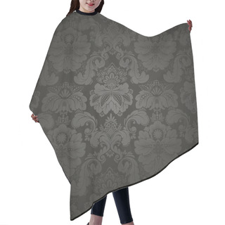 Personality  Damask Seamless Floral Pattern Hair Cutting Cape